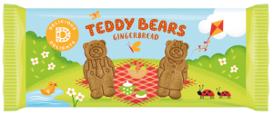 Teddy Bear Gingerbread Biscuits